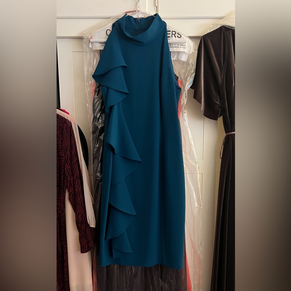Eliza J Deep Teal Dress
